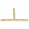 Ekena Millwork Portland Rough Sawn Timber Gable Bracket, Douglas Fir, 84"W x 56"H x 4"D x 6"F, 16/12 Pitch GBW084X56X0406POR00RDF - alternate 2